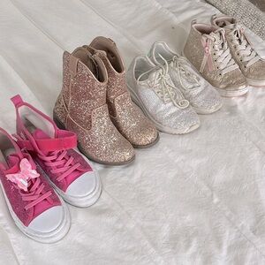 Toddler Girls sparkle shoe bundle sizes 11 1/2 to 13